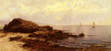  Insel Kunst - Low Tide Baileys Insel Maine Strand Alfred Thompson Bricher